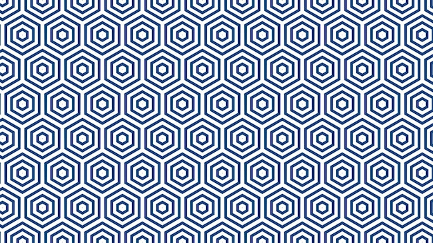 Simple straight blue line stripes of different design shapes on a white background Geometric stripes kaleidoscope