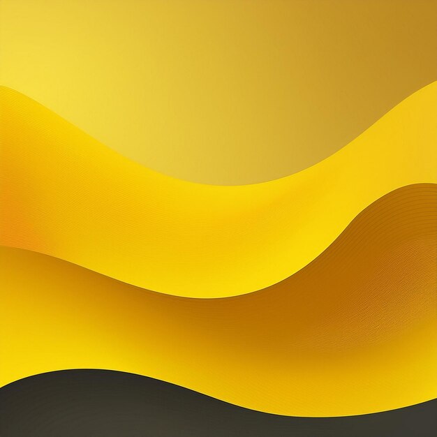 Photo simple yellow gradient background with a flat design perfect for highresolution projects and visuals