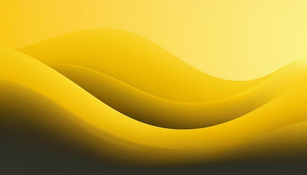 Photo simple yellow gradient background with a flat design perfect for highresolution projects and visuals