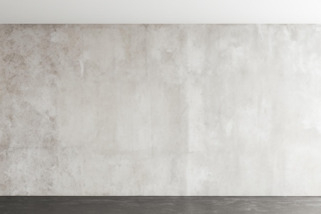 Photo simplicity in space minimalist interior with cement walls