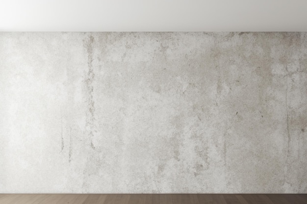 Photo simplicity in space minimalist interior with cement walls