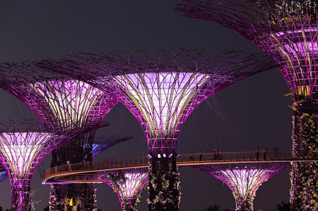 SINGAPORE - OCTOBER 15, 2014: Gardens by the Bay is a park spanning 101 hectares in central Singapore.