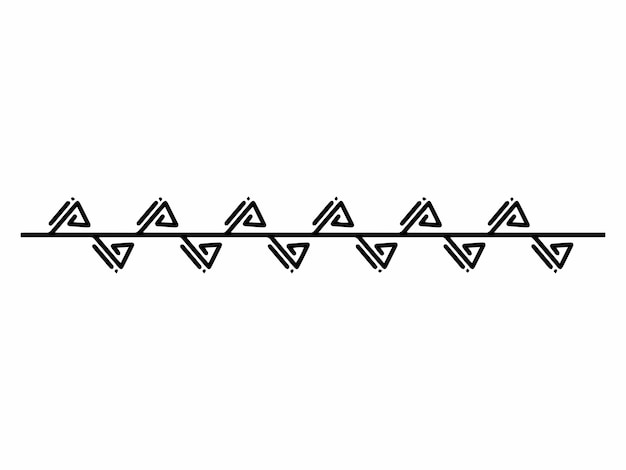 single border Line Design Element