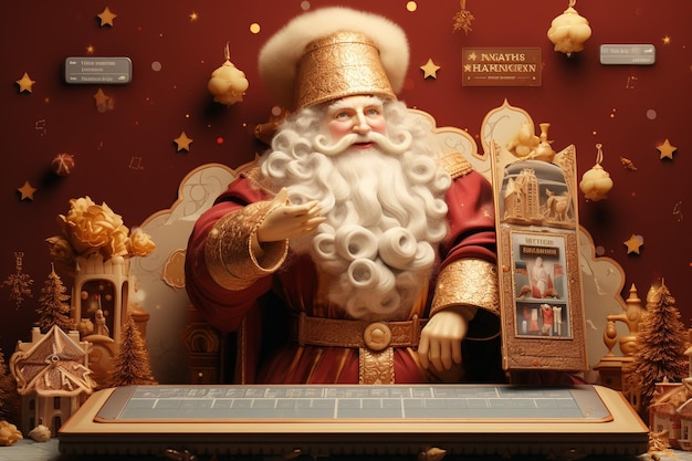 Sinterklaasthemed web design elements and template 00626 03