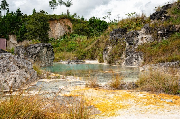 Sipoholon Hot Springs are hot springs in Tapanuli