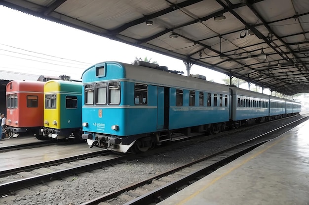 six carriages of the Kertanegara train