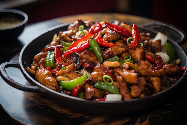 Sizzling Hot Kung Pao Chicken