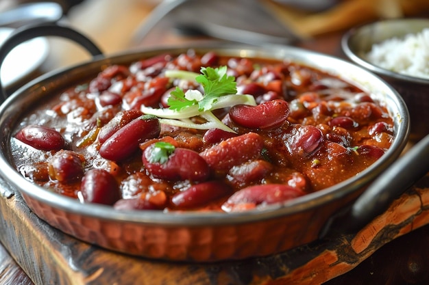 Sizzling Hot Rajma Chawal Curry Platter