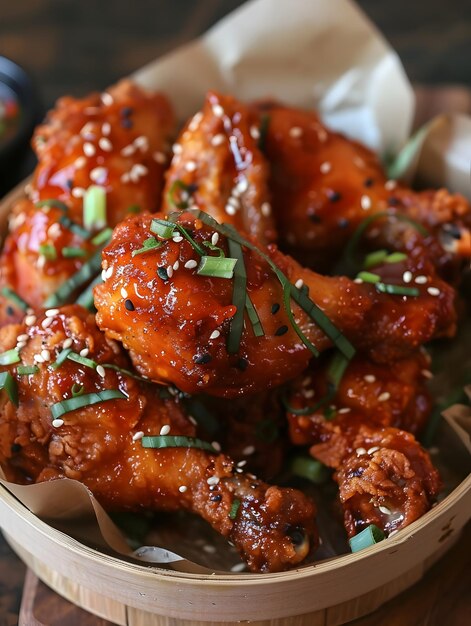 Sizzling Korean Fried Chicken with Tantalizing Sauces and Flavors