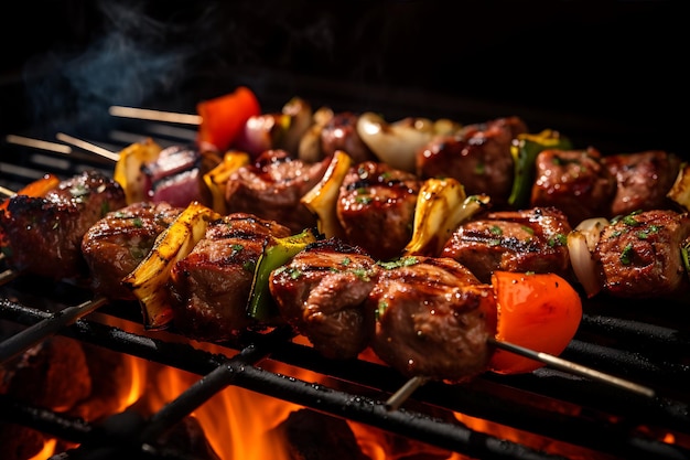 Sizzling Meat Pieces Grill