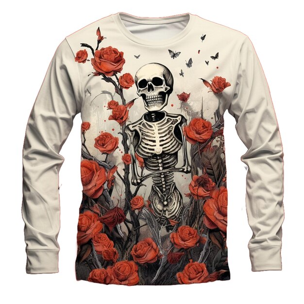 Skeleton Halloween Tshirts Design