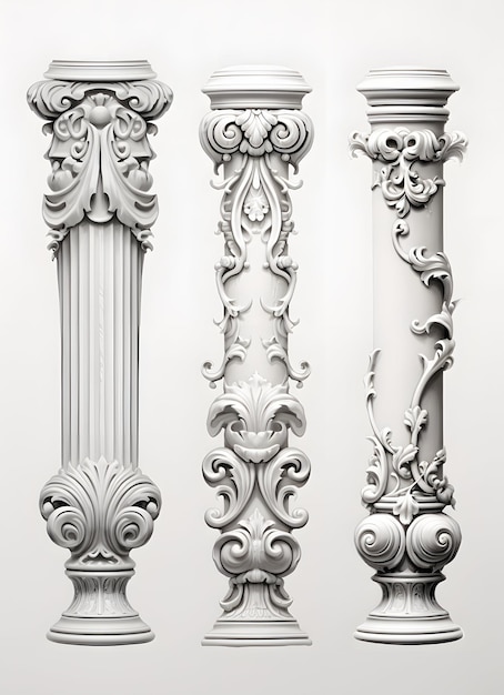 sketches of columns