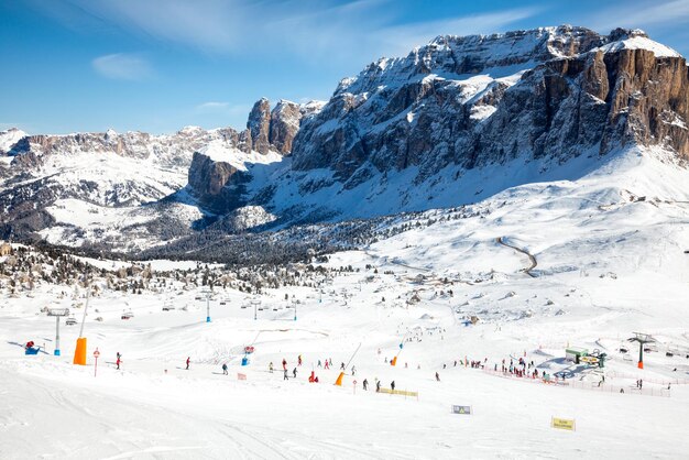 Ski Resort in Dolomites