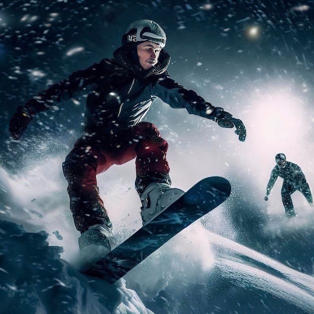 Skiing Snowboarding Extreme winter sports