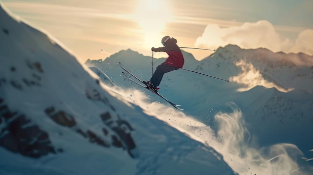 Skiing in the SunKissed Mountains