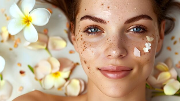 Photo skin revitalization with enzyme exfoliators for nourishing renewal process