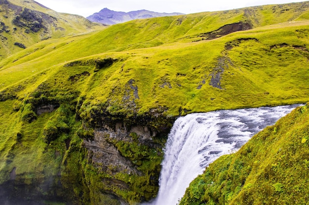 Skogafoss Waterfalls in Iceland