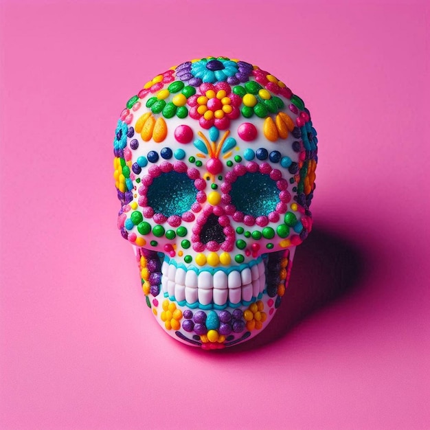 Skull made of sugar