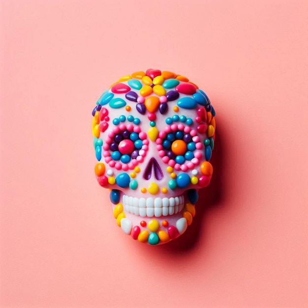 Skull made of sugar