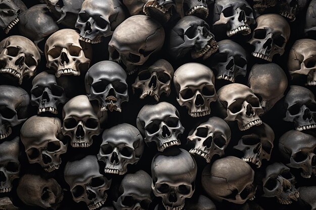 Skull Pattern Images background and copy space