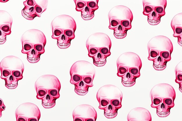 Skull Pattern Images background and copy space