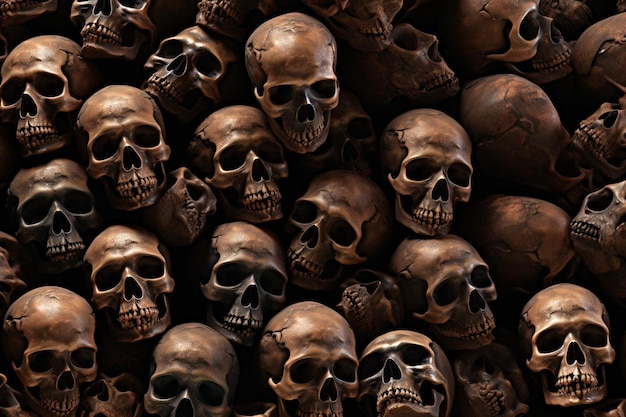 Skull Pattern Images background and copy space