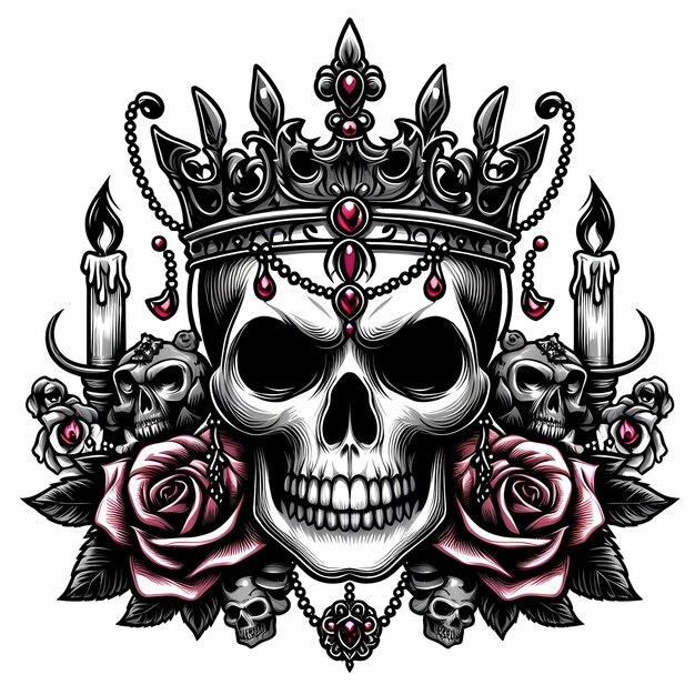 Skull Queen Vectors