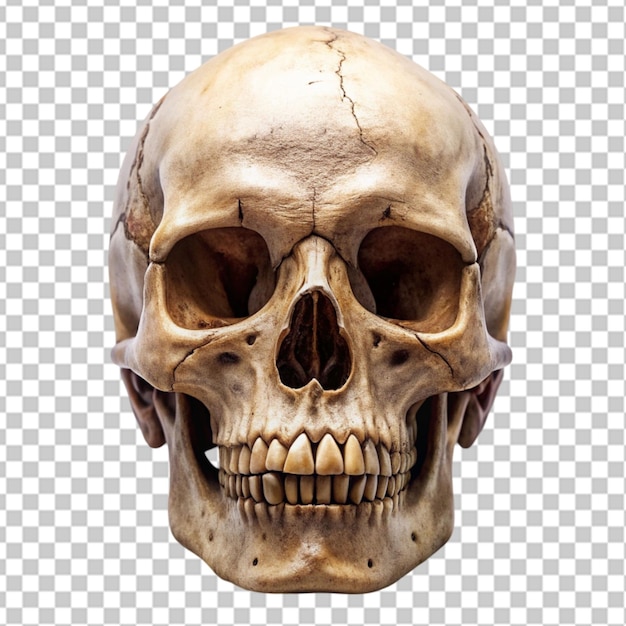 skull on transparent background