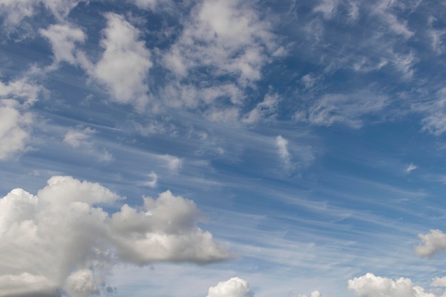 Sky Amazing cloud sky at summer panoramic view