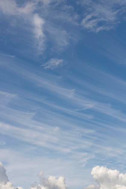 Sky Amazing cloud sky at summer panoramic view