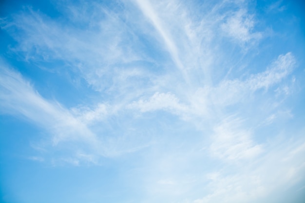 Sky background, Blue sky with clouds and sunlight 