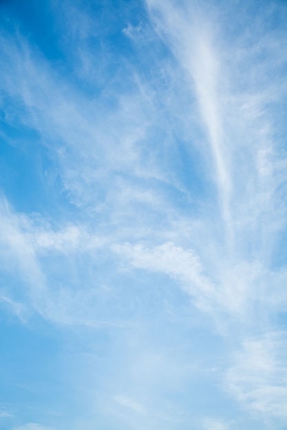 Sky background, Blue sky with clouds and sunlight 