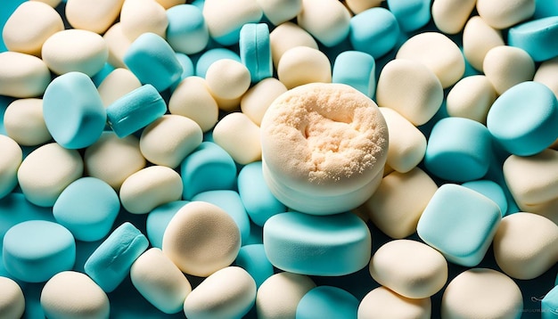 Sky Blue Marshmallow