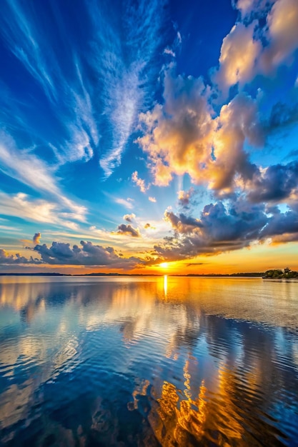 Sky BlueCloud BackgroundHorizon Spring Clear Sky in Morning by the beachVector beautiful landscape nature sunrise in Summer