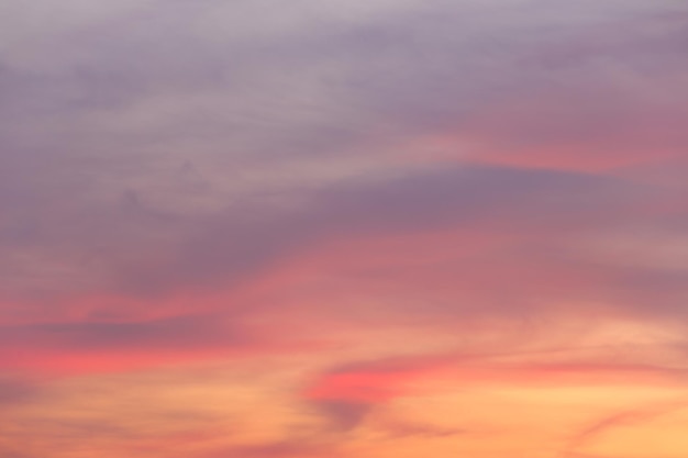 Sky and clouds after sunsettwilight sky view for natural landscape design