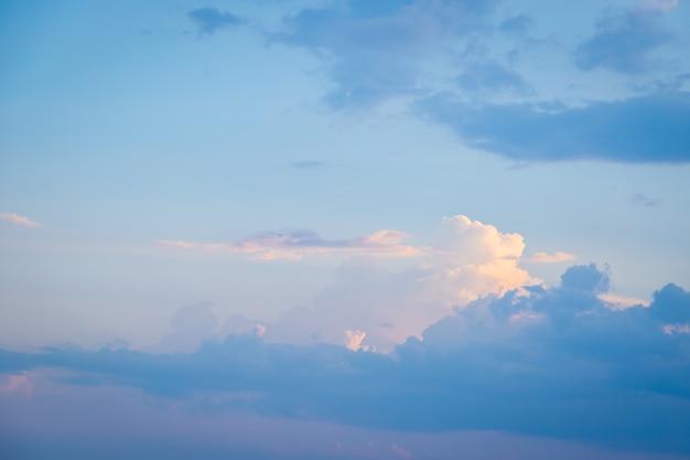 Sky and clouds before sunset background