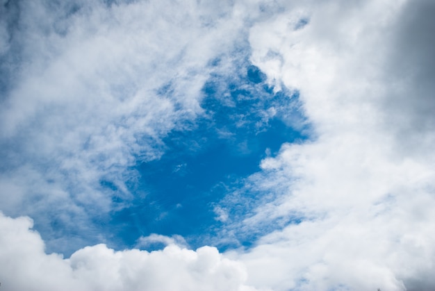 Sky clouds, sky with clouds and sun