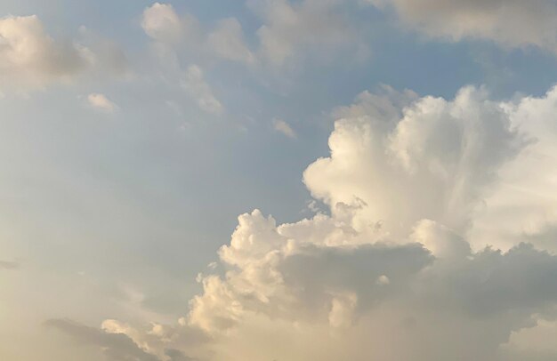 Sky and fluffy cloud scenery in the morning is incredibly calming to start the day ,sky and fluffy