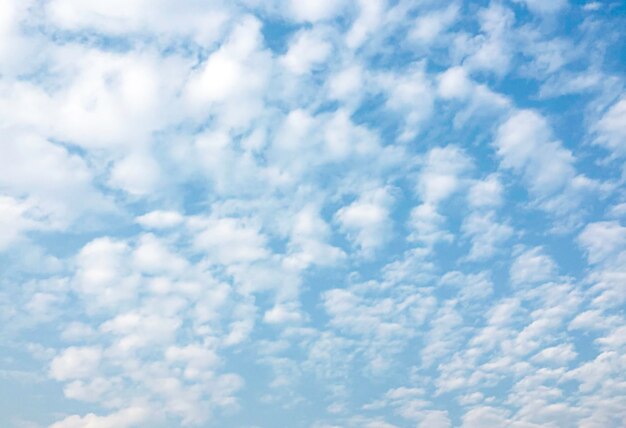 Sky and fluffy cloud scenery in the morning is incredibly calming to start the daysky and fluffy