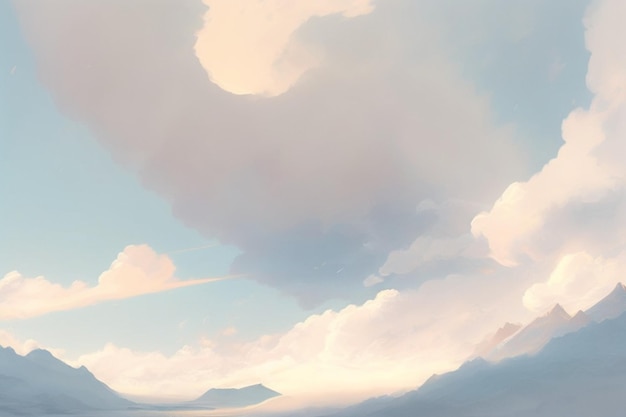 Sky Landscape art