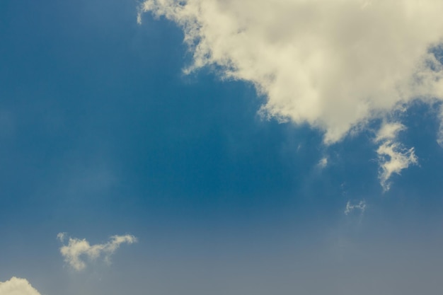 Sky at noon in spring