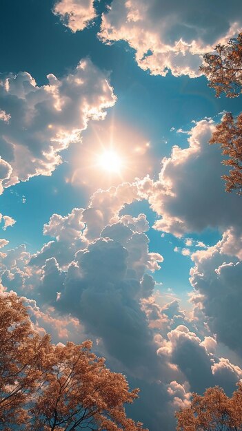 Sky Sunlight cloud AI generative