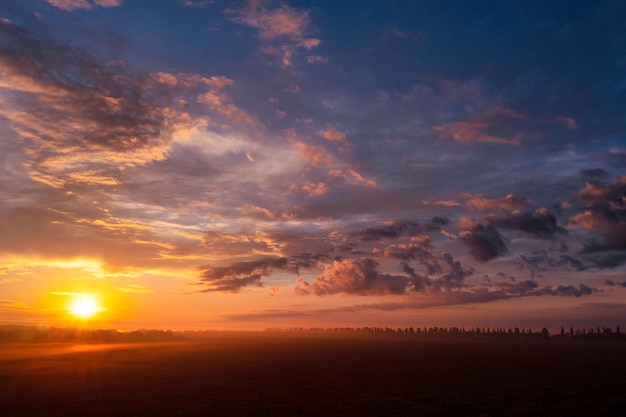 Sky at sunset or dawn abstract natural background