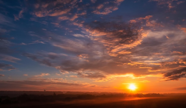 Sky at sunset or dawn abstract natural background