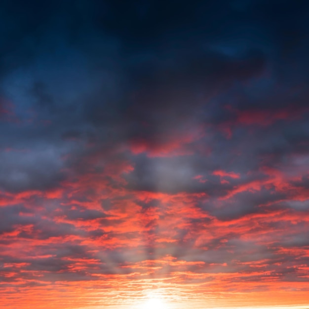 Sky at sunset or dawn abstract natural background