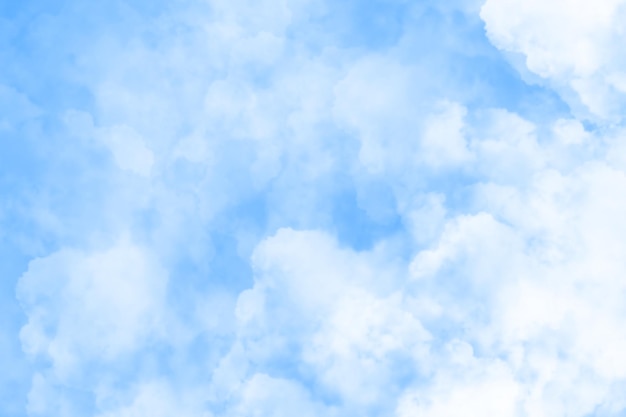 Photo sky and white cloud background