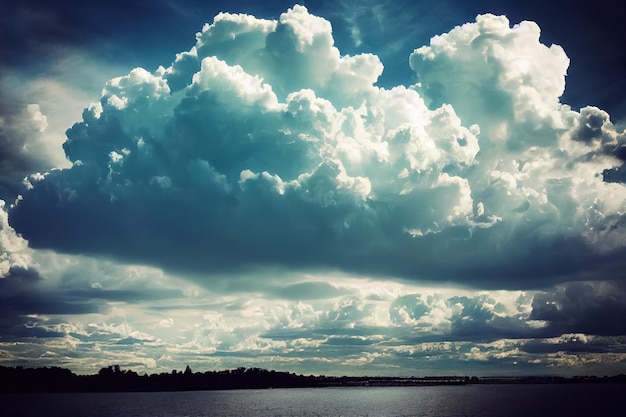 Sky with beautiful clouds sky wallpaper