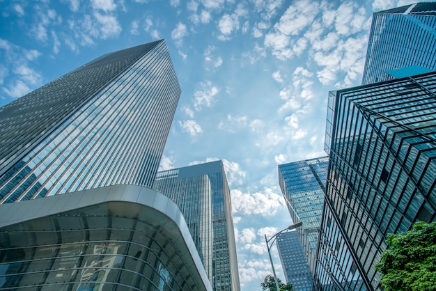 Skyline of modern urban architecture landscape