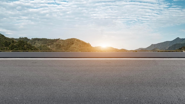 Skyline of Mountain Forest Expressway