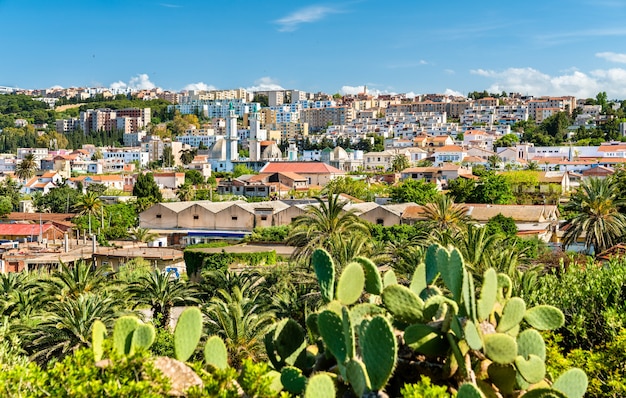 Skyline of Tipaza, a city in Algeria, North Africa